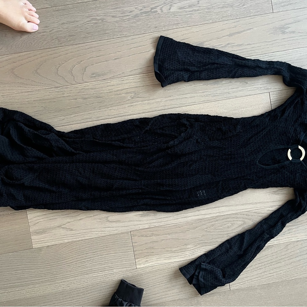 Monday Swimwear Black Coverup